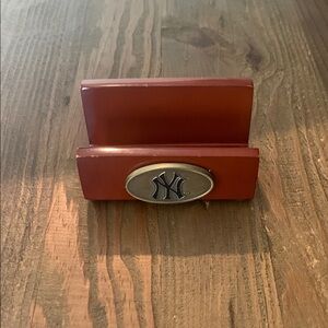 New York Yankee Business Card Holder